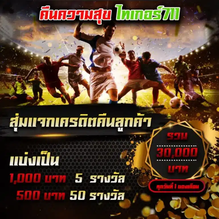 Tiger711 โปรโมชั่น เว็บตรง โปรแรง รับได้จริง ใช้ได้ทุกเกม ปก